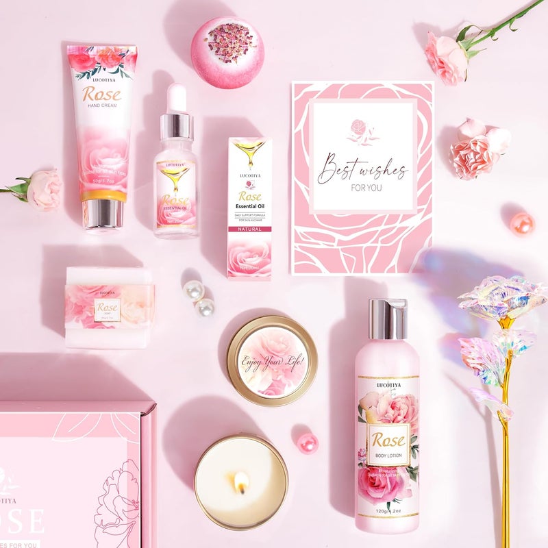 LUCOTIYA Rose Spa Gift Set - Image 2